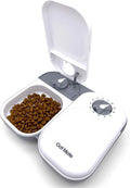 Cat Mate C200 automatic pet feeder front view showing two meal compartments