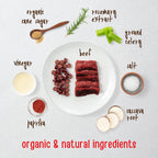 Glycerin free and grain free soft beef dog treats for training reward