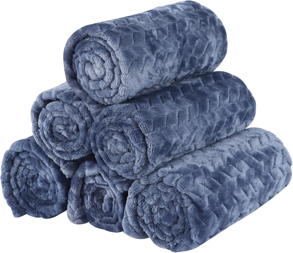 BVAGSS 6 Pack Small Dog Blanket, Super Soft Warm Pet Cover Blankets, Paw Print Puppy Fleece Flannel Blanket for Small Medium Dogs and Cats MW003 - Image 13