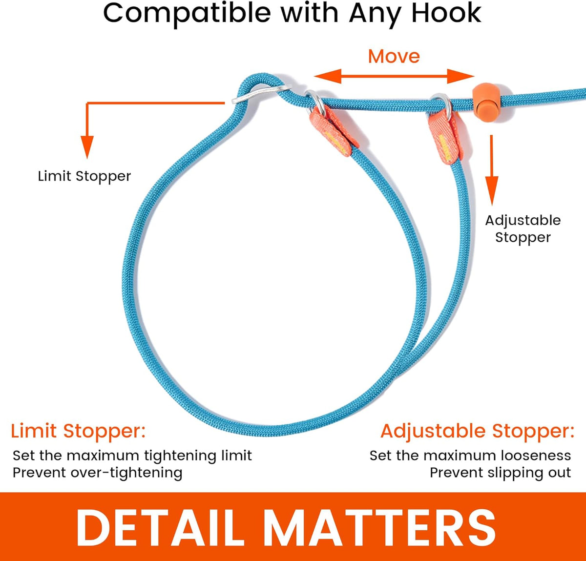 HowGo slip collar aviation aluminum ring detail