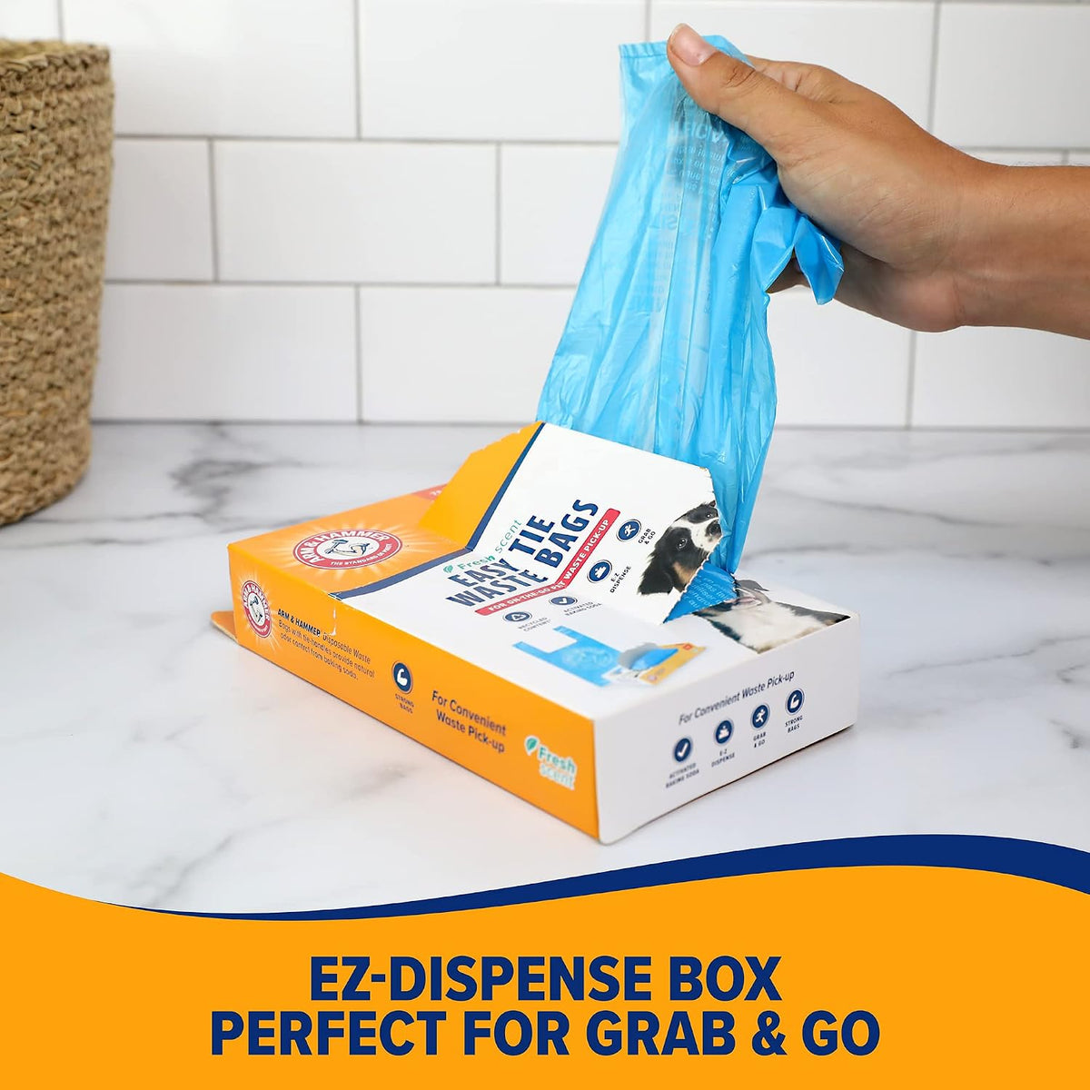 USA imported authentic Arm and Hammer pet care waste bags