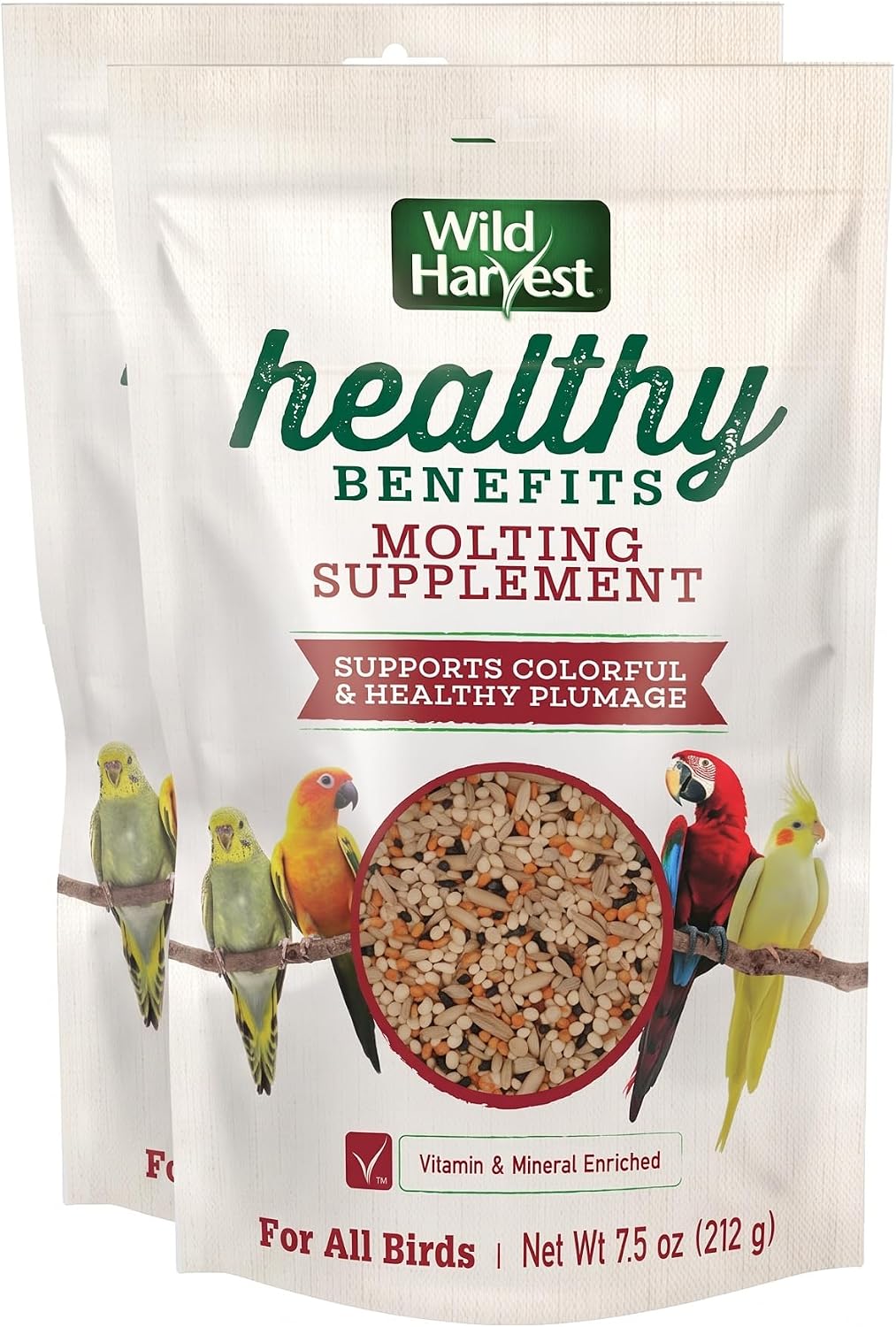 Wild Harvest Healthy Benefits Molting Supplement for All Birds 7.5 oz - Image 8