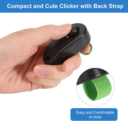 BARKIE lightweight pet clicker tool for obedience and trick training