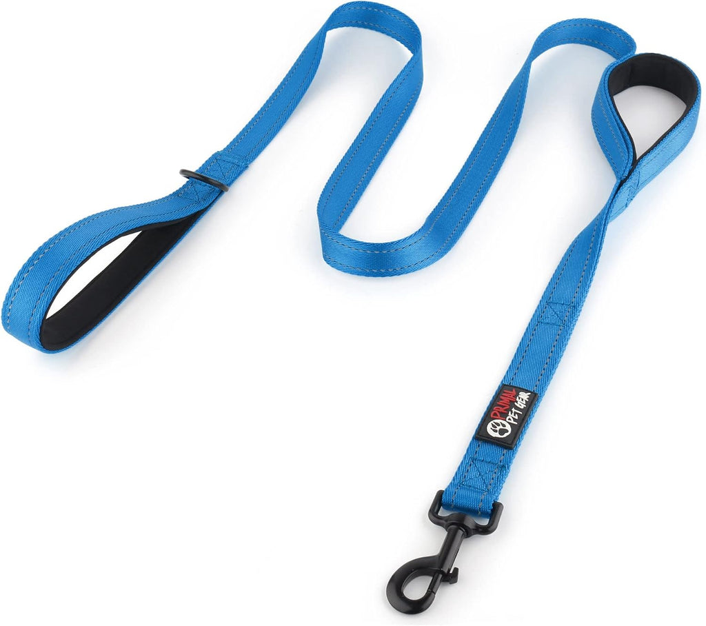 Primal Pet Gear Dog Leash 6ft Long,Traffic Padded Two Handle,Heavy Duty,Reflective Double Handles Lead for Control Safety Training,Leashes for Large Dogs or Medium Dogs,Dual Handles Leads(Black) - Image 13