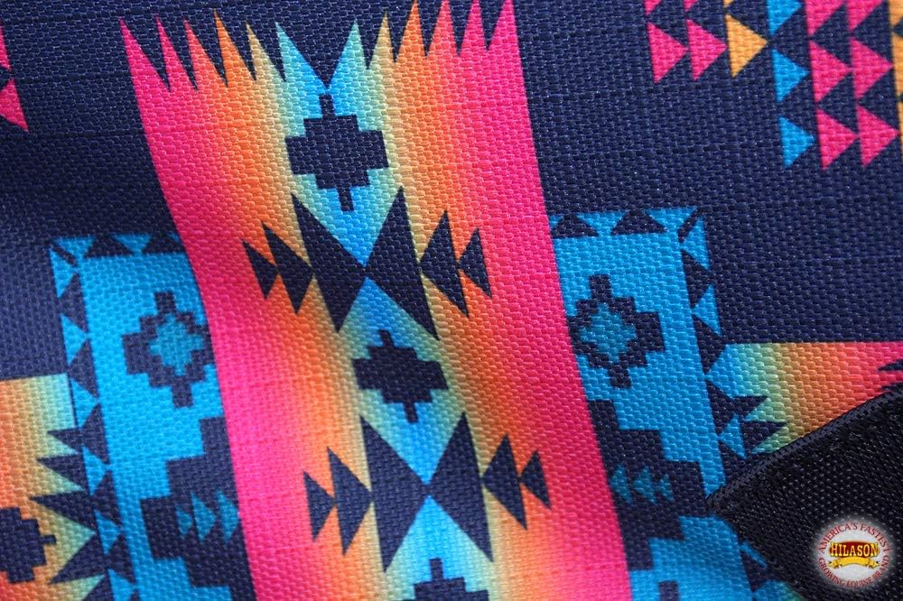 Hilason waterproof horse blanket showcasing the thick fleece padding at the wither area.