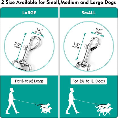 Snagle Paw dual canine walking accessory displaying durable elastic bungee segments