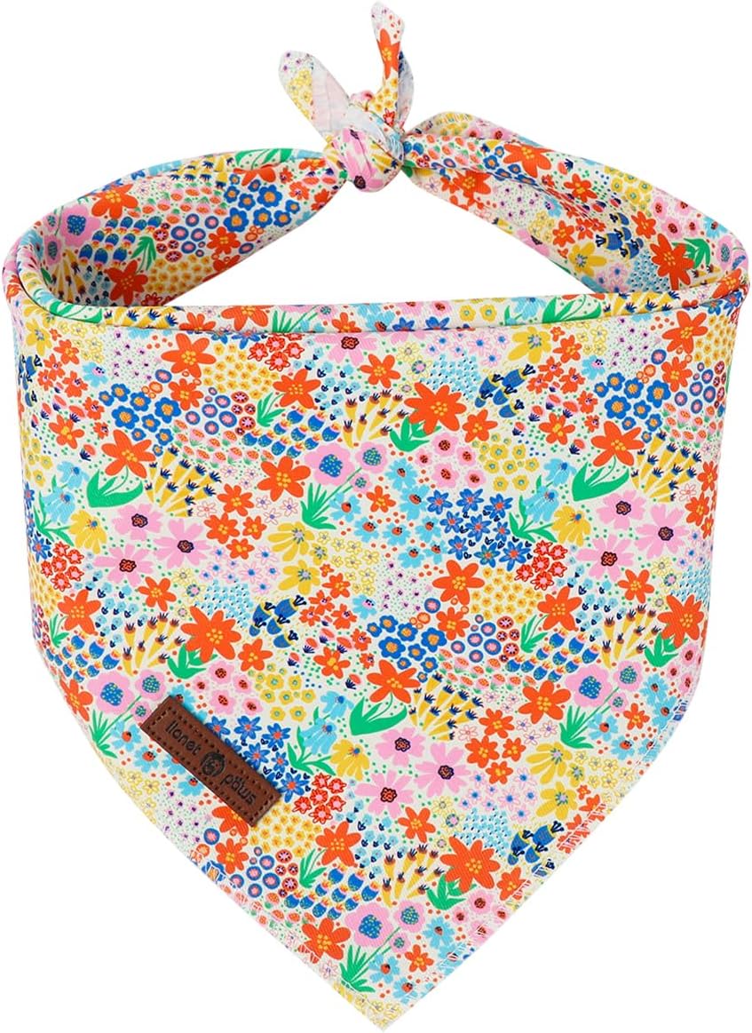 lionet paws Patriotic 4th of July Dog Bandana Summer Popsicle for Small Medium Large Dogs, Cat Dog Kerchief Triangle Bibs Scarf for Male Female - Image 10