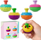 Spkwis silicone thumb rocker fidget toys pack of 4 pieces front view for anxiety relief