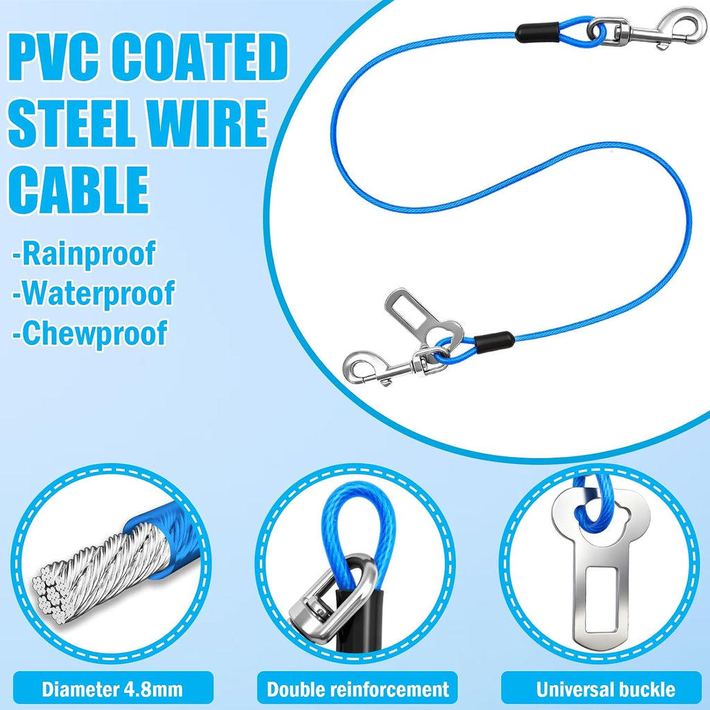 HaiYUAN chew proof dog seat belt hardware and coating