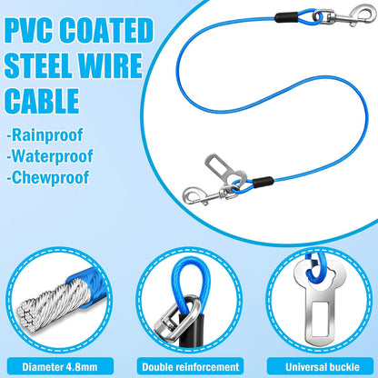 HaiYUAN chew proof dog seat belt hardware and coating