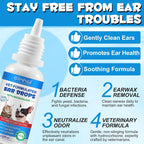 Nbtrektie ear mite relief for pets bottle with dropper cap