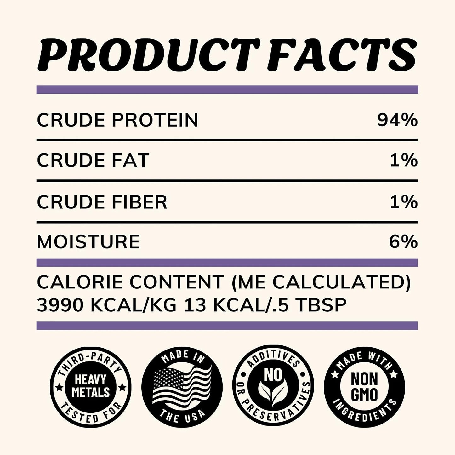 High protein grass fed beef broth nutrition facts label