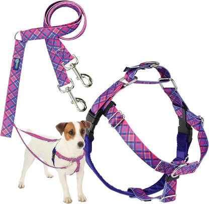 2 Hounds Design Freedom No Pull Dog Harness, Adjustable Harness and Leash Set, Easy Walking & Comfortable Control, Fits Small, Medium & Large Dogs, Solid Colors, Made in USA, 1" LG, Black - Image 11