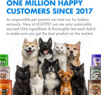 Legitpet wellness cat vitamins with biotin and essential nutrients.