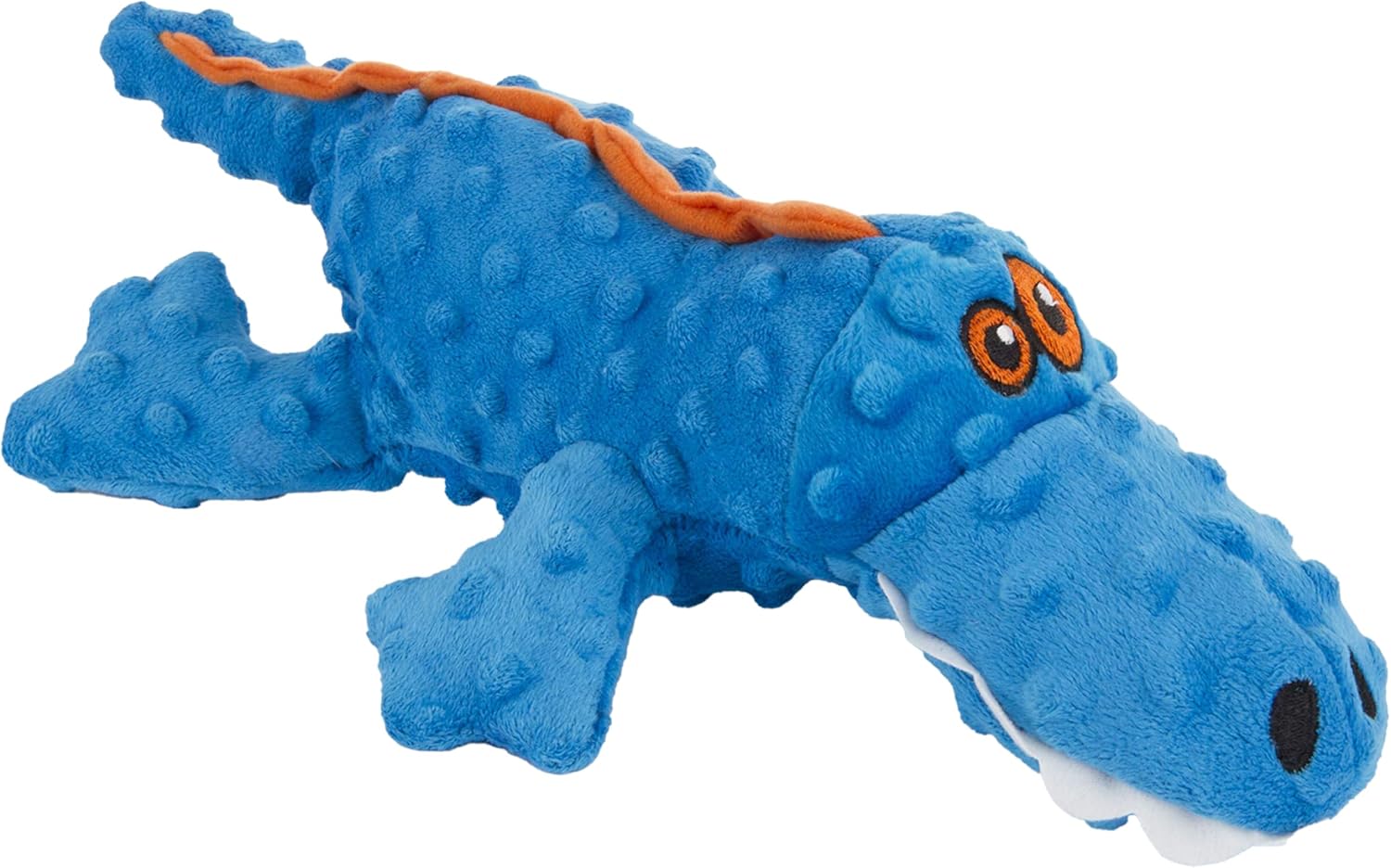 goDog Gators Squeaky Plush Dog Toy with Chew Guard Technology, Durable Fabric & Squeaker for Active Play, Pink, Large - Image 9