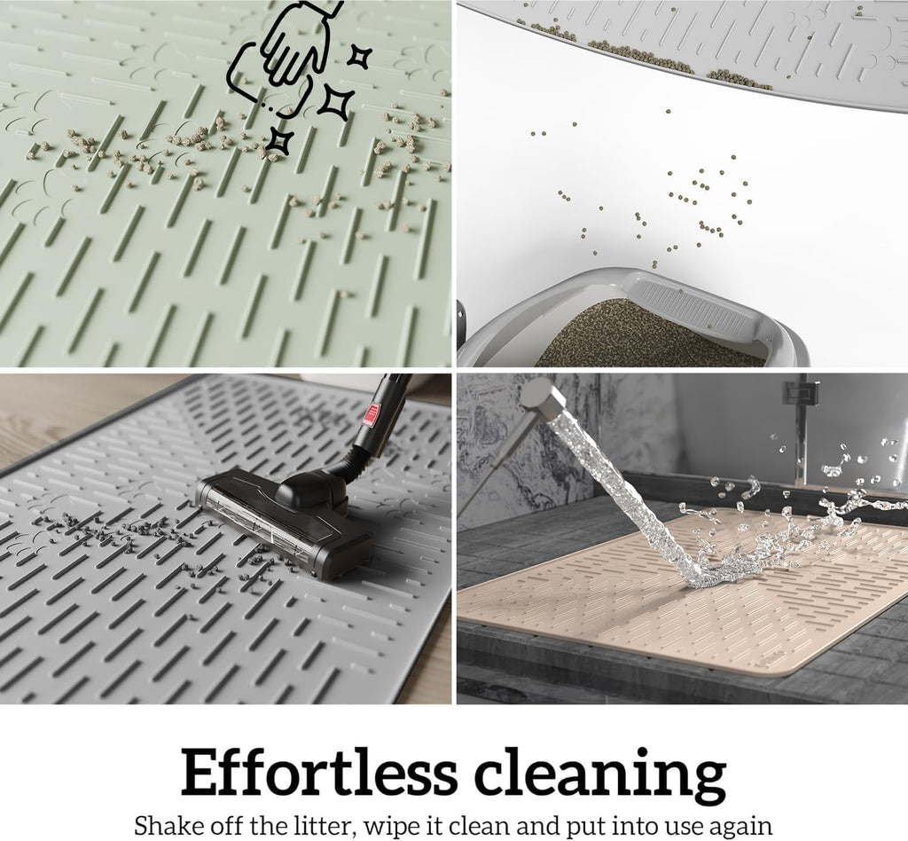OHMO multi functional silicone pet mat being used as feeding tray