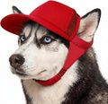 Tuff Pupper dog baseball cap red front view