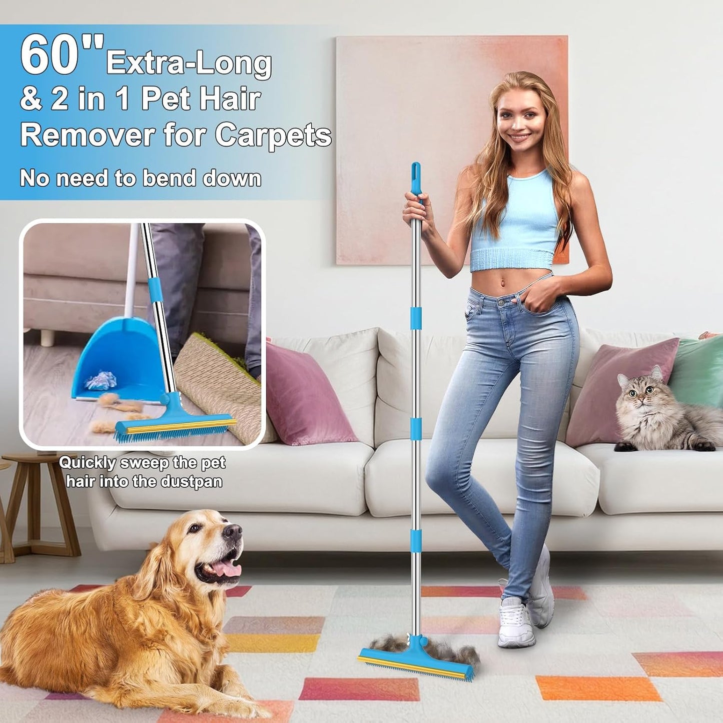 Mupapi handheld scraper tool cleaning a sofa