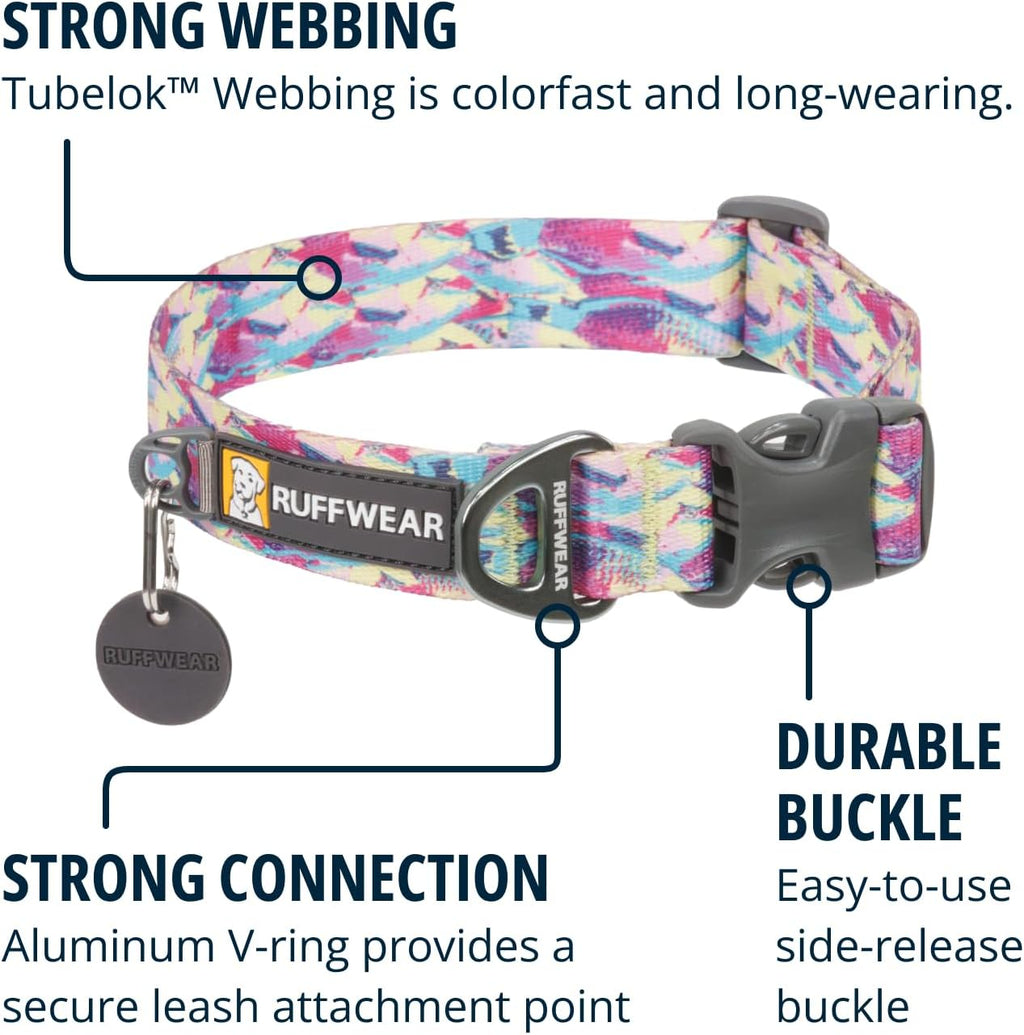 Side release buckle mechanism on Ruffwear dog collar