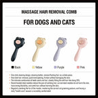 Set Pet pet grooming brush for cat and dog maintenance