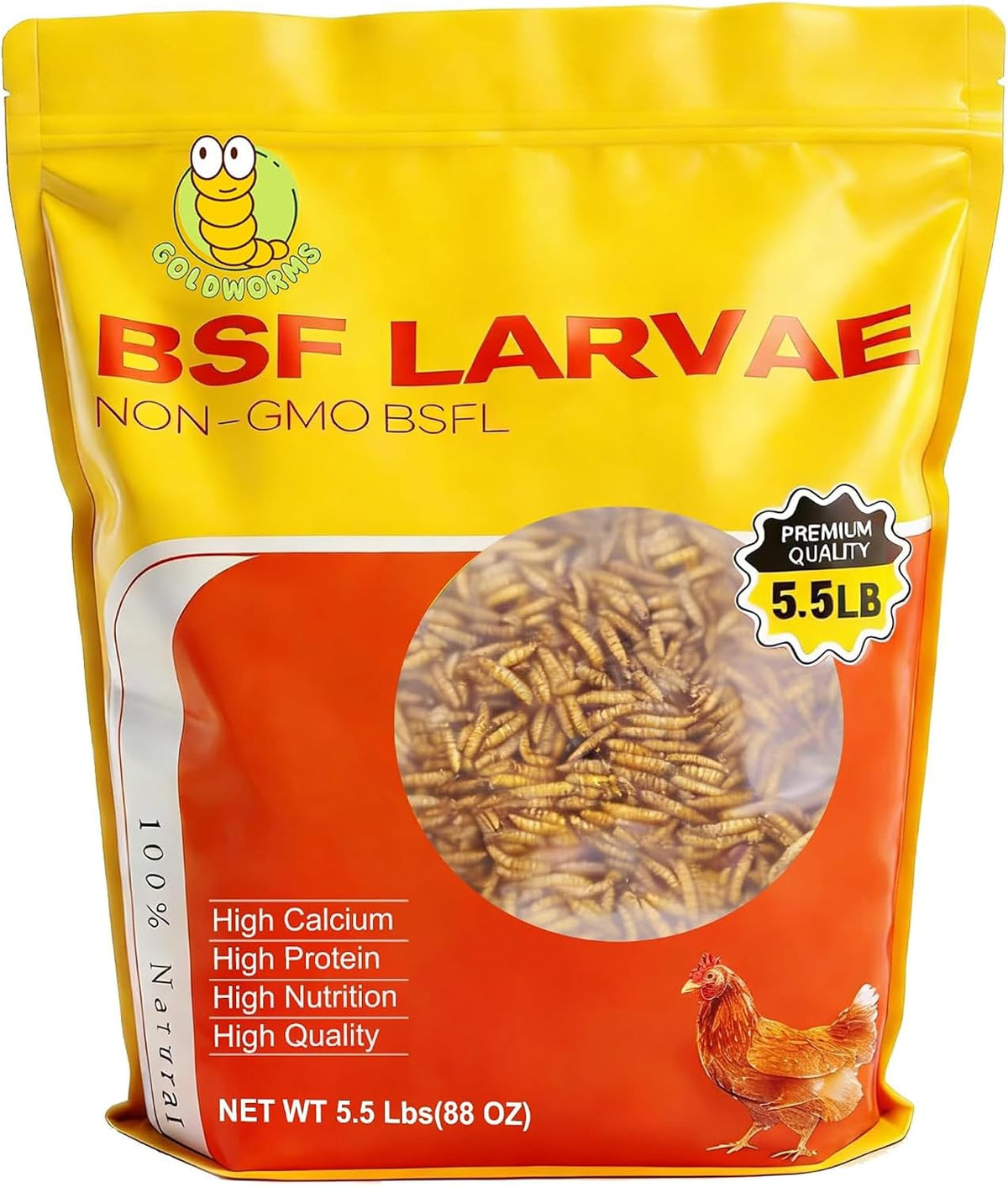 10LB Dried Black Soldier Fly Larvae High Calcium Poultry Feed - Image 8