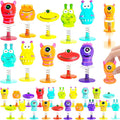 Cmaqpw big eye monster spring launcher toys bulk thirty pieces pack front view displaying colorful alien designs.