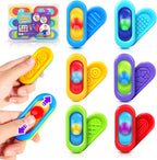 ZaxiDeel sensory marble fidget toys set of six in vibrant colors