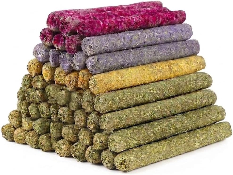 Full bundle of the five hundred grams natural grass chew toys emphasizing the eco friendly and chemical free composition.