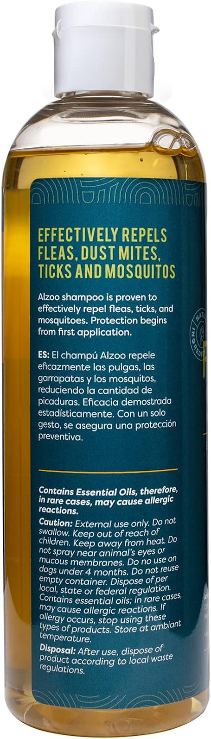 ALZOO sulfate free flea and tick repellent wash for pet skin care