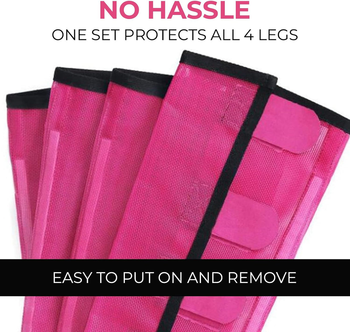 Breathable mesh texture of OAHELAKE horse leg guards