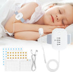 LINGSFIRE Bed Wetting Alarm front view of white wearable device for kids.