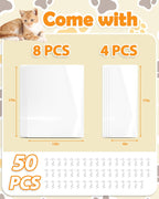 Close up of Mazzen thickened scratch resistant plastic sheet