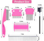 Creztail stainless steel pet combs for dogs and cats