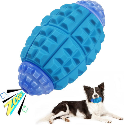 YINEYA Tough Dog Toys for Aggressive Chewers, Durable Dog Chew Toys for Medium & Large Breeds, Squeaker Indestructible Dog Toy to Keep Them Busy, Purple - Image 10