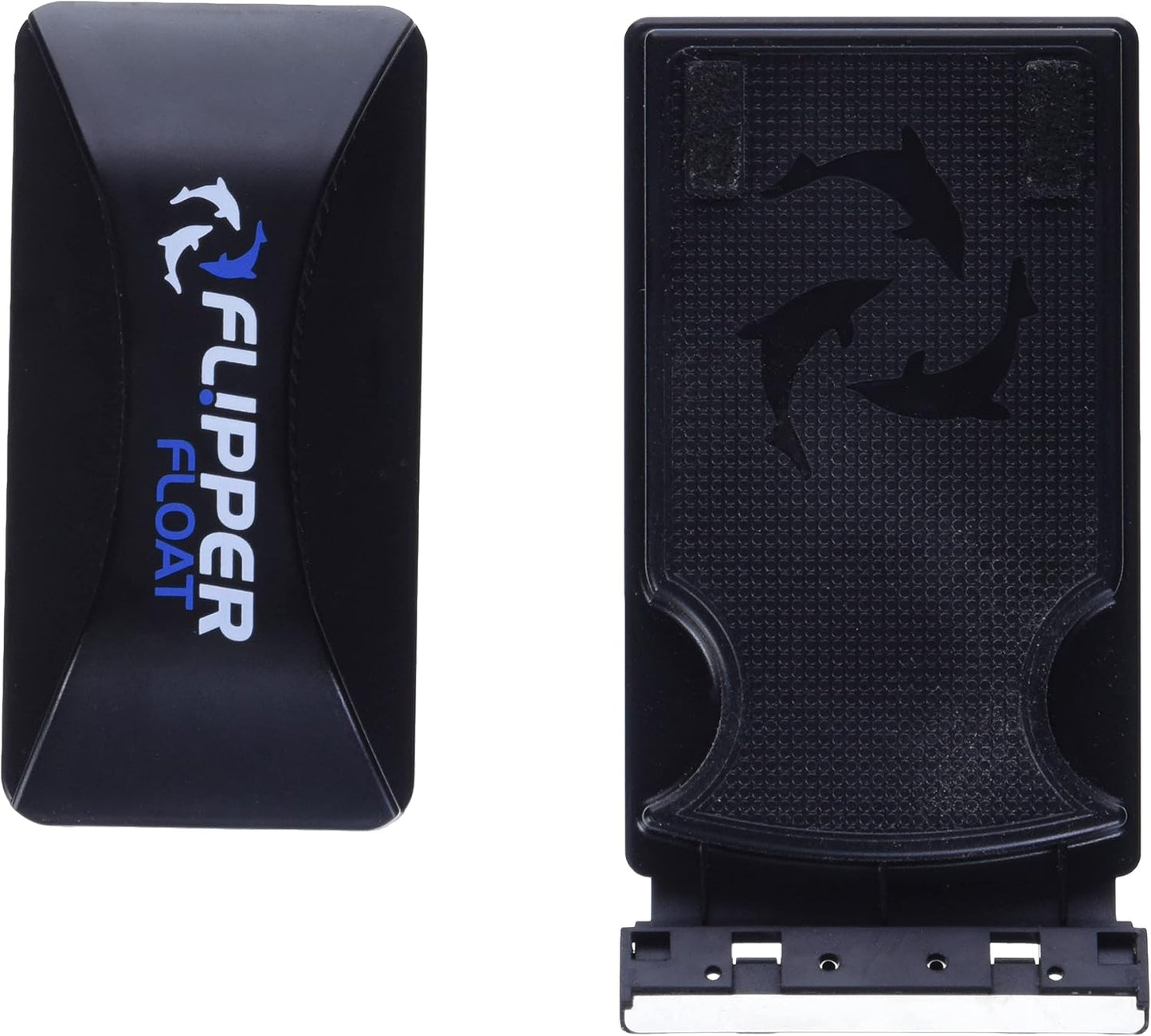 FL!PPER Standard fish tank cleaning tool demonstrating the underwater flip action from scrubber to scraper.
