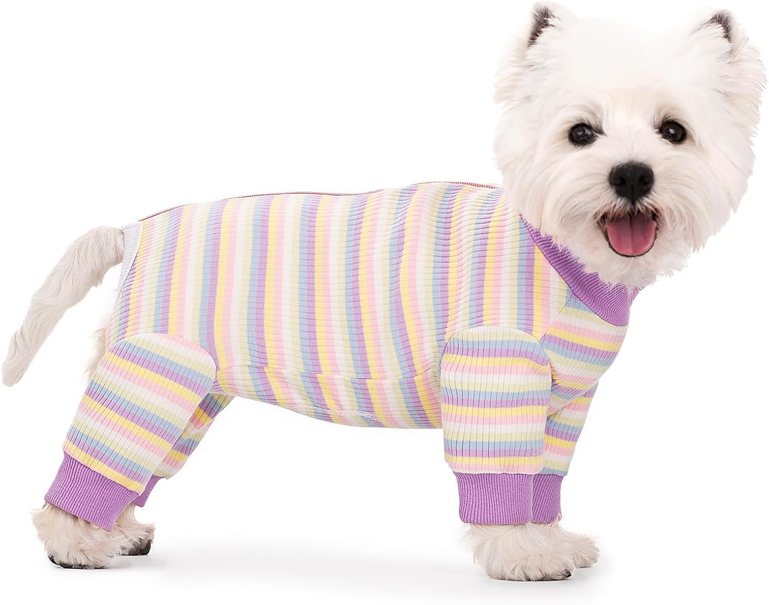 Pink Dog Recovery Suit Female Male for Small Medium Dogs,Dog Surgical Recovery Suite Bodysuit After Surgery Zipper On Back Puppy Cat Long Sleeve Onesies Bodysuit After Surgery Wound Protective - Image 13