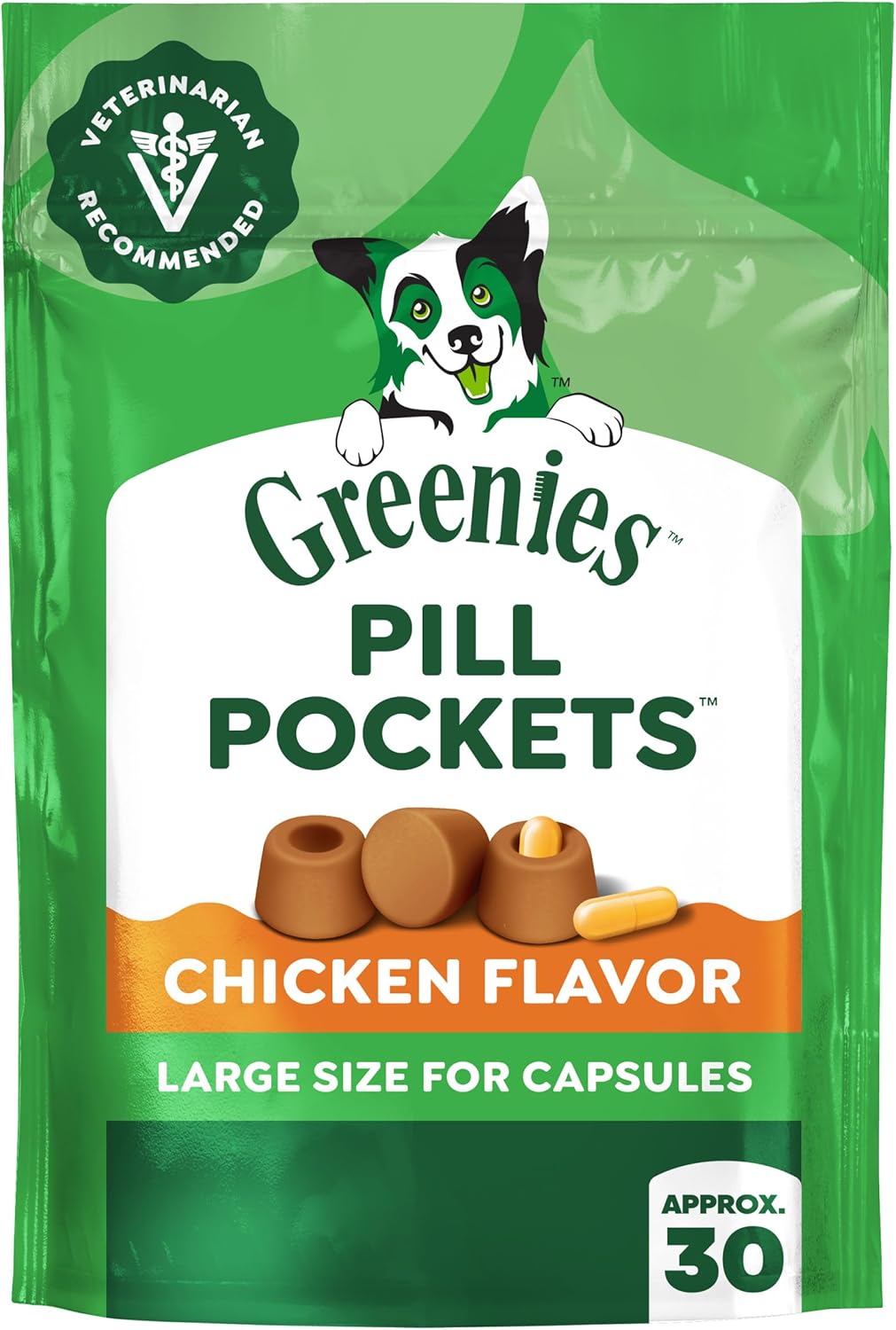 Greenies Pill Pockets for Dogs Large Size, Dog Treat Pouch for Capsule Medication, Peanut Butter Flavor, 15.8 oz. Pouch - Image 14