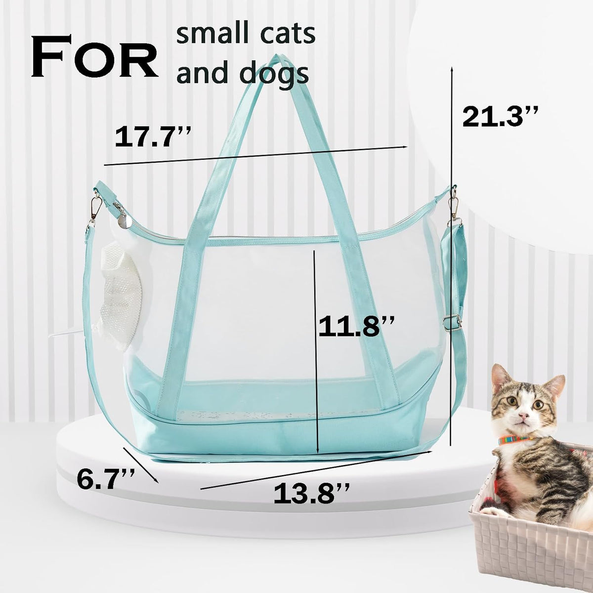 Detailed shot of the internal safety leash in Vinqki carrier