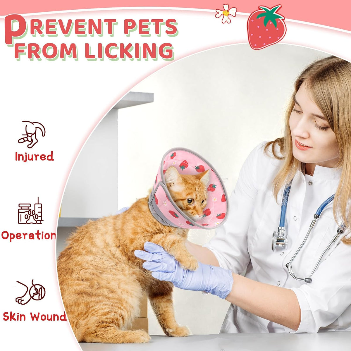GoGoPaw pet recovery collar size small packaging details