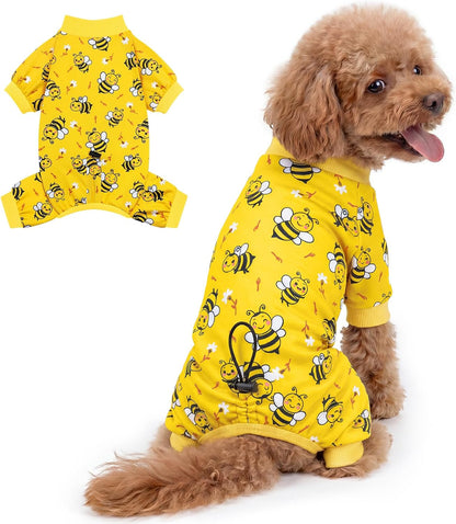 XPUDAC 4th of July Dog Pajamas, Cute Patriotic Dog Clothes with Adjustable Drawstring, Funny Pet Pjs American Flag Pet Outfit for Small Medium Dogs Independence Day, S - Image 14