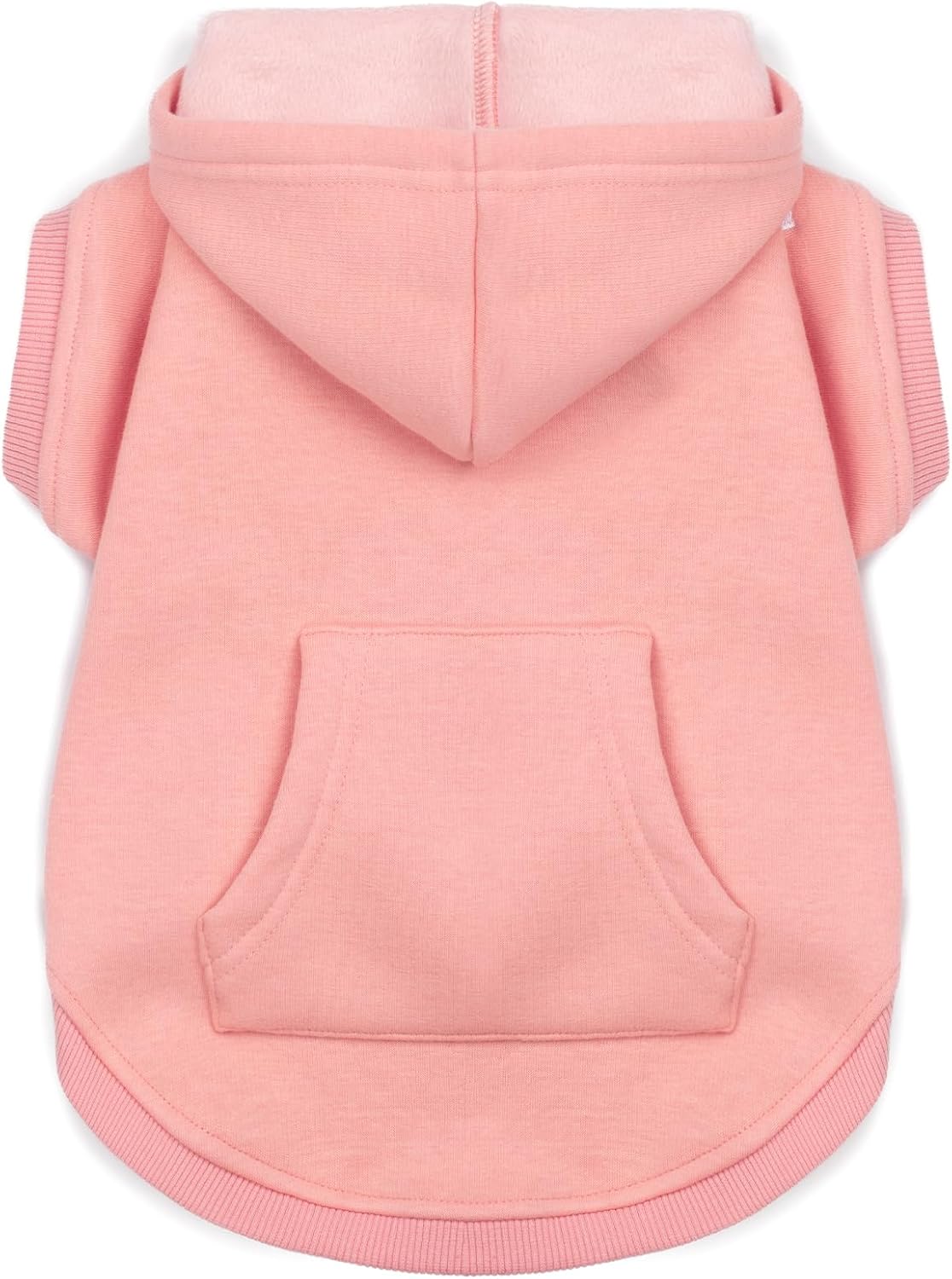 Koneseve Dog Hoodie Fleece Puppy Clothes Warm Sweater with Hat for Small Dogs Cat Hooded Shirt Kitten Pet Basic Hoodies Sweatshirt with Pocket Doggie Soft Winter Coat Apparel (Grey; L) - Image 9