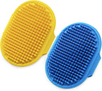 Dog Grooming Brush, Lilpep Pet Shampoo Bath Brush Soothing Massage Rubber Comb with Adjustable Ring Handle for Long Short Haired Dogs and Cats (Blue+Green, pack of 2) - Image 12