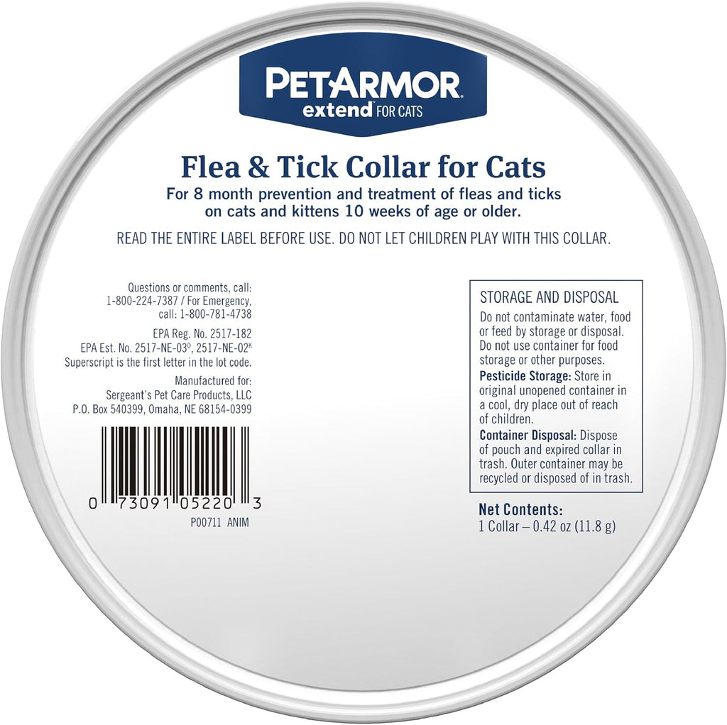 PetArmor 1 count flea prevention collar for cats