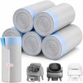 Loveishere cat litter box bags front view package showing one hundred twenty count rolls.