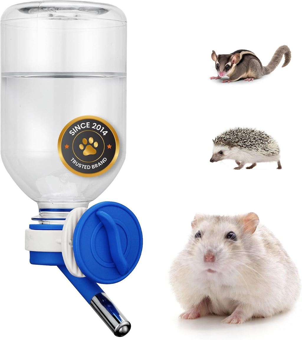 Choco Nose No-Drip Small Animal Water Bottle - Leak-Proof Patented Nozzle Helps Prevent Pet Cage Mess & Wet Bedding - Guinea Pig, Rabbit, Ferret, Hamster - BPA Free, Easy Install, 10.2 fl oz (C128) - Image 13