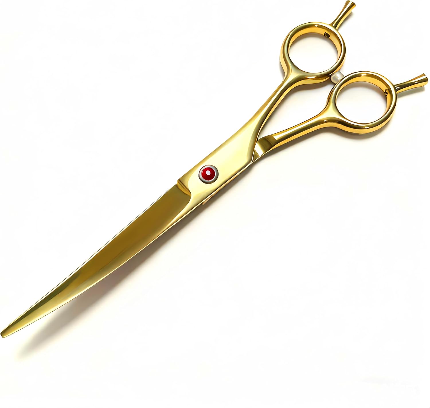 Dog Grooming Scissors, Curved Scissors for Dog Grooming, 7.9 inch, 30 Degree of Curved Blade,Light Weight, Stainless Steel Pet Shears for Trimming Face and Paws(Curved, Pitch-Black) - Image 13