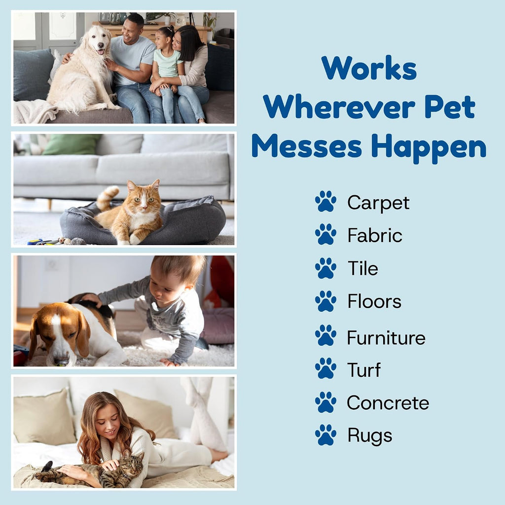 Bio activated cat and dog urine odor eliminator liquid solution