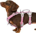 Huntboo Escape Proof Harness, No Slip Dog Harness Escape Proof, Fully Reflective Harness with Handle, Breathable, Durable, Adjustable Vest for Medium Dogs Walking and Training Gear (Black, M) - Image 14