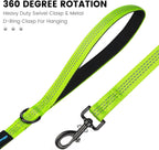 Premium pink imported dog walking rope laid out to display its full six feet length.