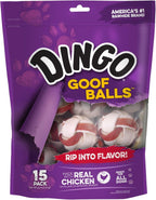 Dingo Goof Balls daily high protein rewards for adult small dogs.
